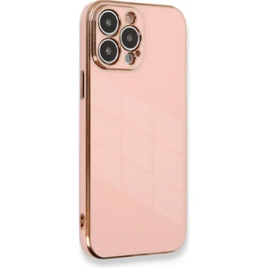 Apple iPhone 13 Pro Max Kılıf Olive Plated Pembe