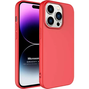 Apple iPhone 14 Pro Max Kılıf Groovy Soft Kırmızı