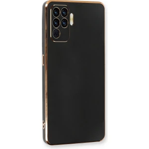 Oppo Reno 5 Lite Kılıf Olive Plated Siyah