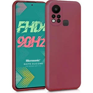 Matte Silicone Infinix Hot 11S Kılıf Mor