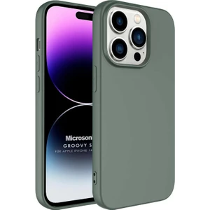 Apple iPhone 14 Pro Max Kılıf Groovy Soft Koyu Yeşil