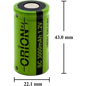 1.2V Ni-Mh Sc 3000MAH Şarj Edilebilir Pil