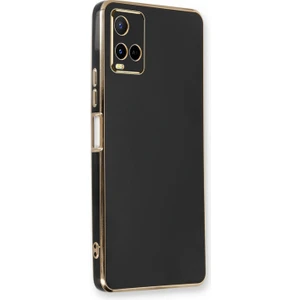 Vivo Y32 Kılıf Olive Plated Siyah