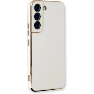 Samsung Galaxy S21 Fe Kılıf Olive Plated Beyaz
