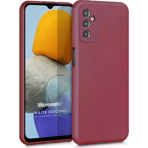Matte Silicone Samsung Galaxy M13 Kılıf Mor
