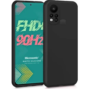 Matte Silicone Infinix Hot 11S Kılıf Siyah