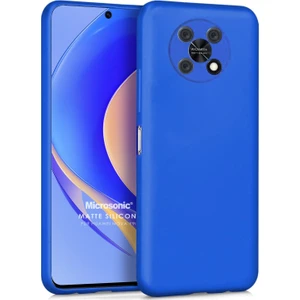 Matte Silicone Huawei Nova Y90 Kılıf Mavi