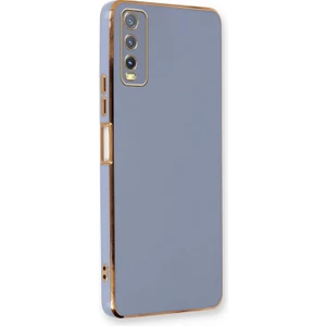 Vivo Y11S Kılıf Olive Plated Lavanta Grisi