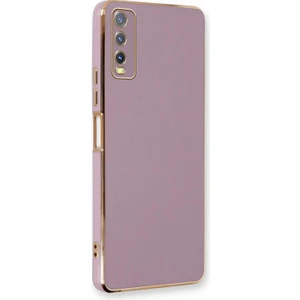 Vivo Y20 Kılıf Olive Plated Lila