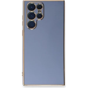 Samsung Galaxy S22 Ultra Kılıf Olive Plated Lavanta Grisi