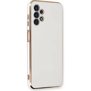 Samsung Galaxy A13 4g Kılıf Olive Plated Beyaz