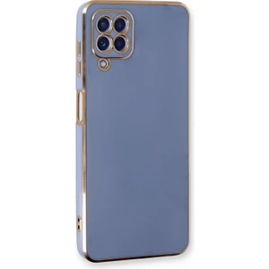 Samsung Galaxy A12 Kılıf Olive Plated Lavanta Grisi