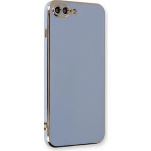 Apple iPhone 8 Plus Kılıf Olive Plated Lavanta Grisi