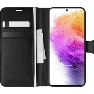 Samsung Galaxy A73 5g Kılıf Delux Leather Wallet Siyah