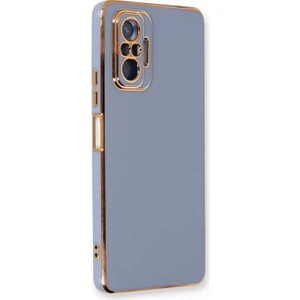 Xiaomi Redmi Note 10 Pro Kılıf Olive Plated Lavanta Grisi