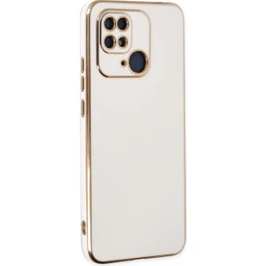 Xiaomi Poco C40 Kılıf Olive Plated Beyaz