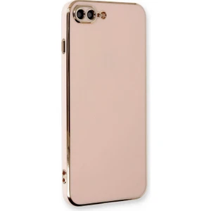 Apple iPhone 8 Plus Kılıf Olive Plated Pembe