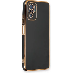 Xiaomi Redmi Note 10 Kılıf Olive Plated Siyah