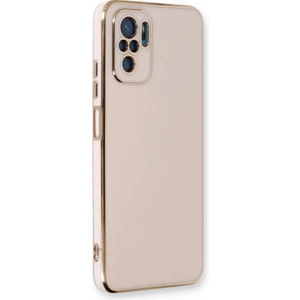 Xiaomi Redmi Note 10S Kılıf Olive Plated Pembe
