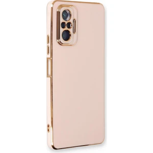Xiaomi Redmi Note 10 Pro Max Kılıf Olive Plated Pembe