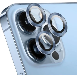 Apple iPhone 14 Pro Max Tekli Kamera Lens Koruma Camı Sierra Mavisi