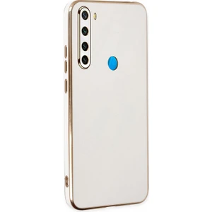 Xiaomi Redmi Note 8 Kılıf Olive Plated Beyaz