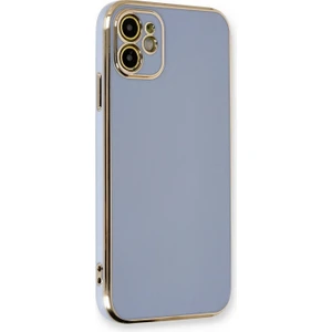 Apple iPhone 12 Kılıf Olive Plated Lavanta Grisi