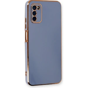 Samsung Galaxy A03S Kılıf Olive Plated Lavanta Grisi