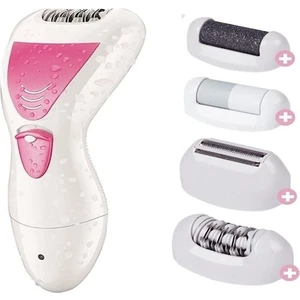 4 In 1 Su Geçirmez Epilasyon Aleti Epilatör Cihazı Tüy Alma Makinesi Topuk Törpüsü