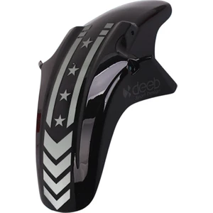 Motosiklet Çamurluk Yıldız Sticker Universal Gri Reklektif - 2 Adet