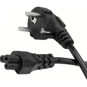 2 Adet Notebook Laptop  Şarj Adaptörü 3lü Yonca Epson-Asus-Acer-Samsung Power Güç Kablosu
