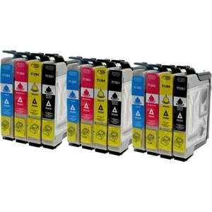 Epson T1285 Set Muadil Kartuş 3'lü Avantaj Paket
