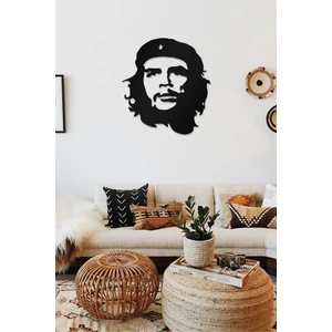 Che Guevara Silüeti Temalı Dekoratif Ahşap Tablo