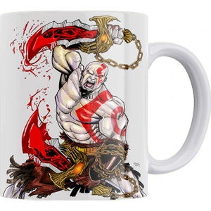 God Of War Çift Taraflı Baskılı Porselen Kupa