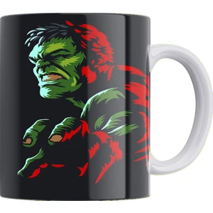 Hulk Çift Taraflı Baskılı Porselen Kupa