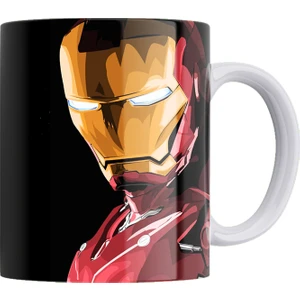 Iron Man Çift Taraflı Baskılı Porselen Kupa