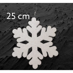 Çıtı Pıtı Store Strafor Beyaz Kar Tanesi 25 cm Çift Taraf