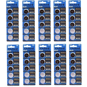 CR2032 3V Lityum Baskül Terazi Tartı Bios Pili 10 Kart 50 Adet