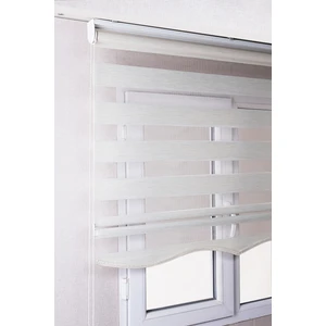 Bizden Perde Etekli Kırık Beyaz Bambu Kaliteli Güneşlik Stor Perde