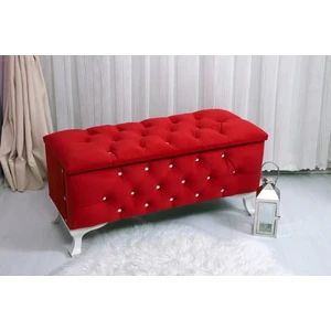 Lüks Sandıklı Chester Puf Bench Ayakucu Koltuk 120 cm