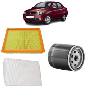 Fiat Albea 3lü Filtre Bakım Seti 1.2 8V-16V 2002-2012 KİT1511A