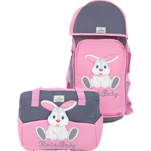 Minik Life Bebek Bakım Çantası ve Portbebe 2 Li Bebek Taşıma Seti