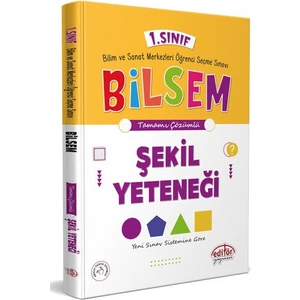 Editör Yayınları Bilsem Hazırlık Şekil Yeteneği Tamamı Çözümlü 1. Sınıf