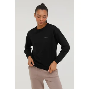 W-SN79 Basıc C Neck Sweat Siyah Kadın Sweatshirt