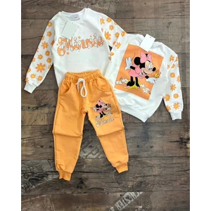 Yaren Kids Kız Çocuk Minnie Alt Üst 2'li Eşofman Takım