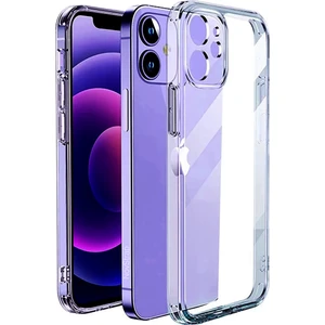 Novstrap iPhone 14 Plus Uyumlu Kılıf 6.7 Kamera Üzerini Tam Kapatan Kamera Korumalı Şeffaf Tıpalı