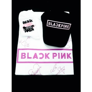 Gökhan Club Blackpink T-Shirt Blackpink Şapka Çorap 3 Lü Kombin