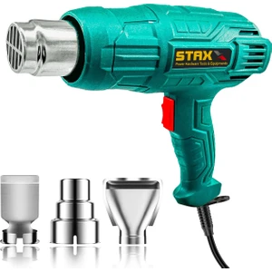 Staxx Power American Hybrid Motorlu Akım Korumalı Bakır Rezistans Sıcak Hava Isı Tabancası 2 Kademeli 4000W