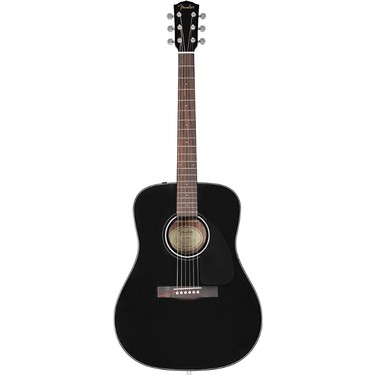 Fender CD-60 (管理ヤ) Fender CD-60 Dreadnought Ceviz Klavye Black Akustik Gitar Fiyatı