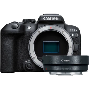 Canon Eos R10 Body + Ef-Eos R Mount Adaptör (Canon Eurasia